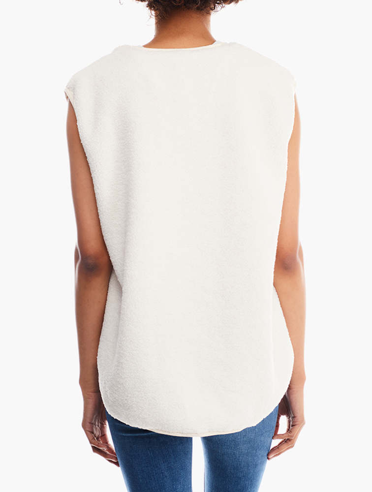 MyRunway | Shop Superbalist Label Teddy Gilet - Ecru for Women